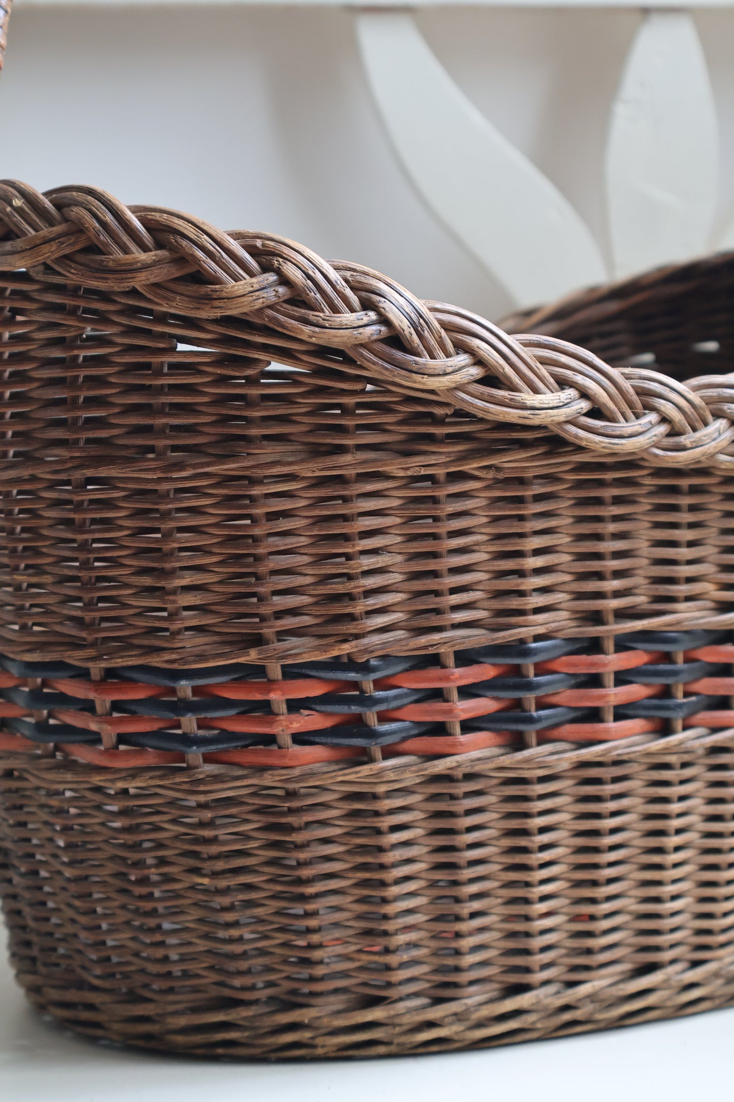 Vintage French Wicker Basket