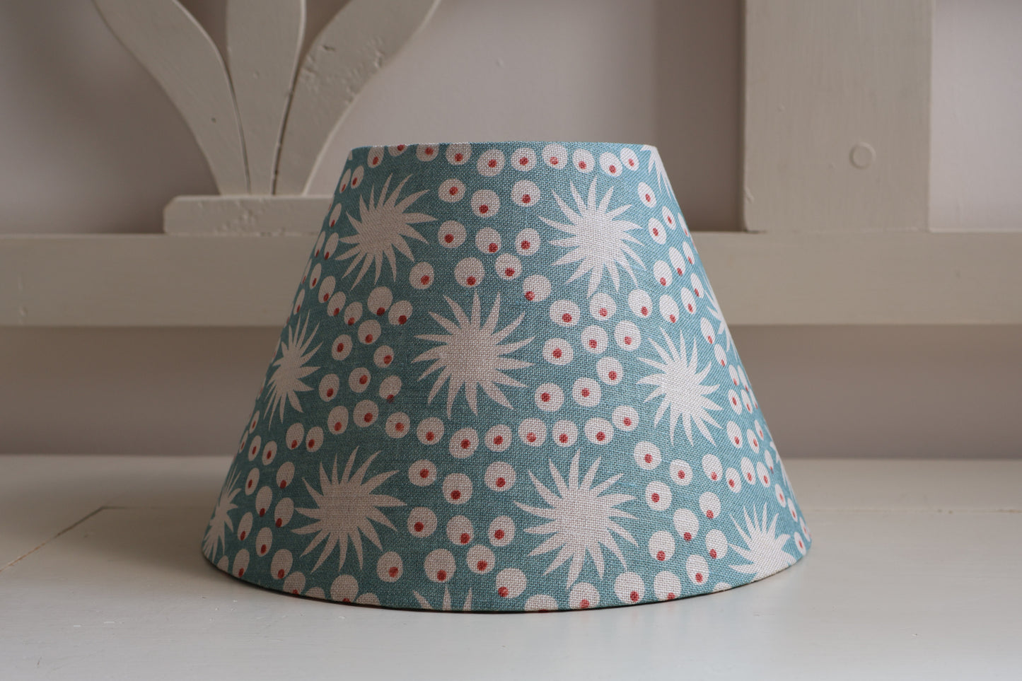 Handmade Blue Sundance Linen Lampshade – Medium 25cm