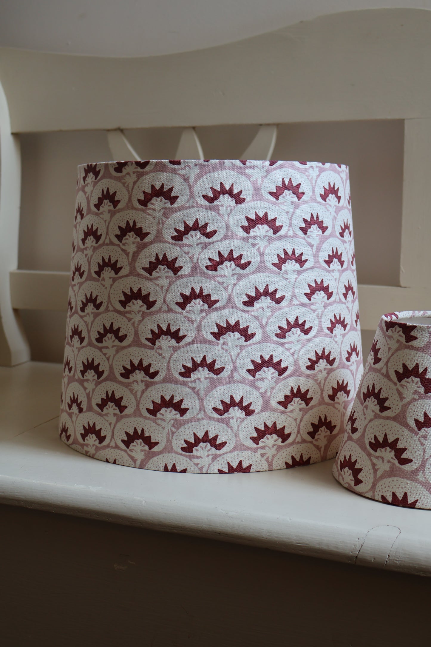 Handmade Pomegranate Print Empire Lampshade – 30cm