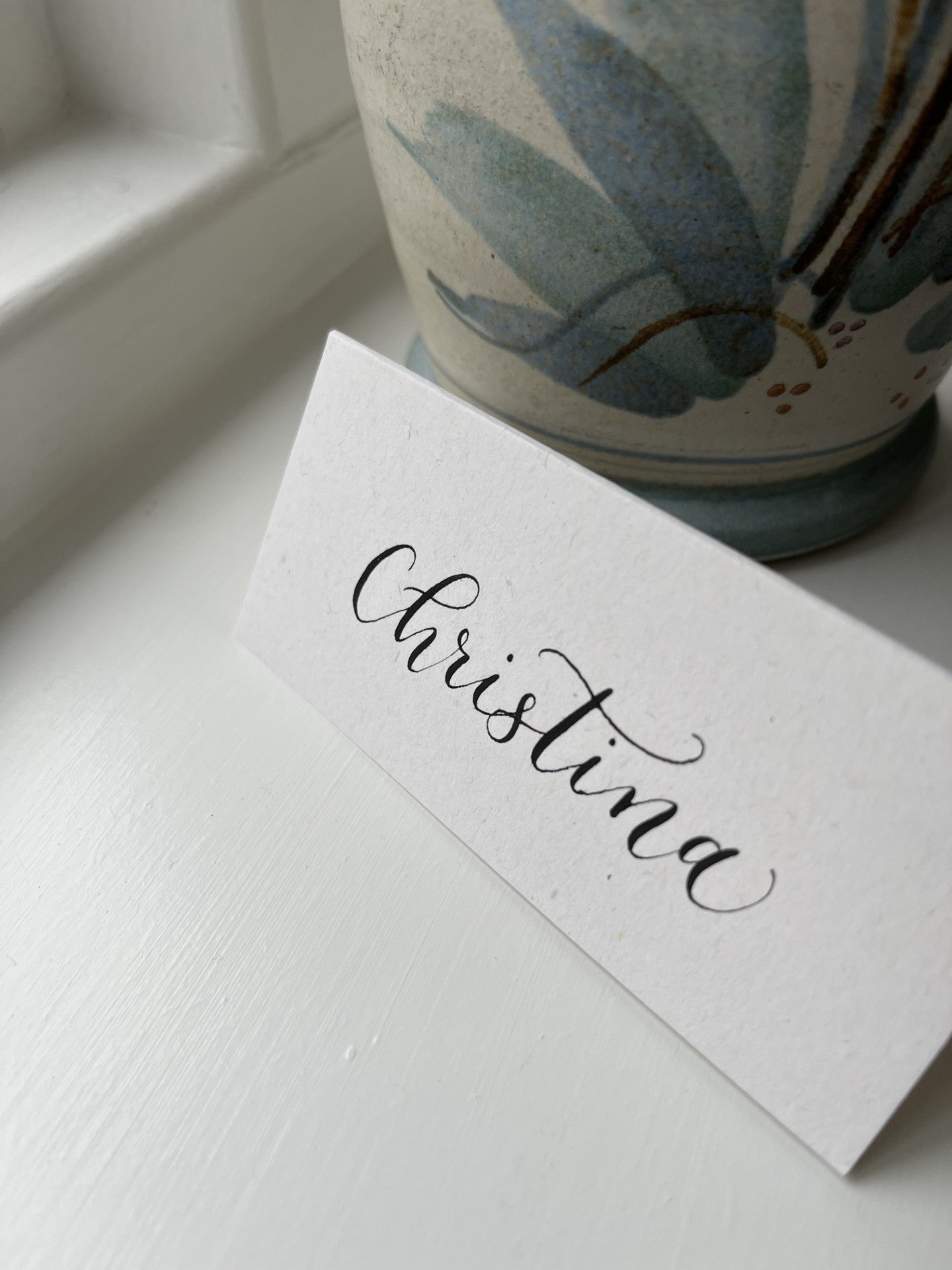 Handwritten Calligraphy Place Names